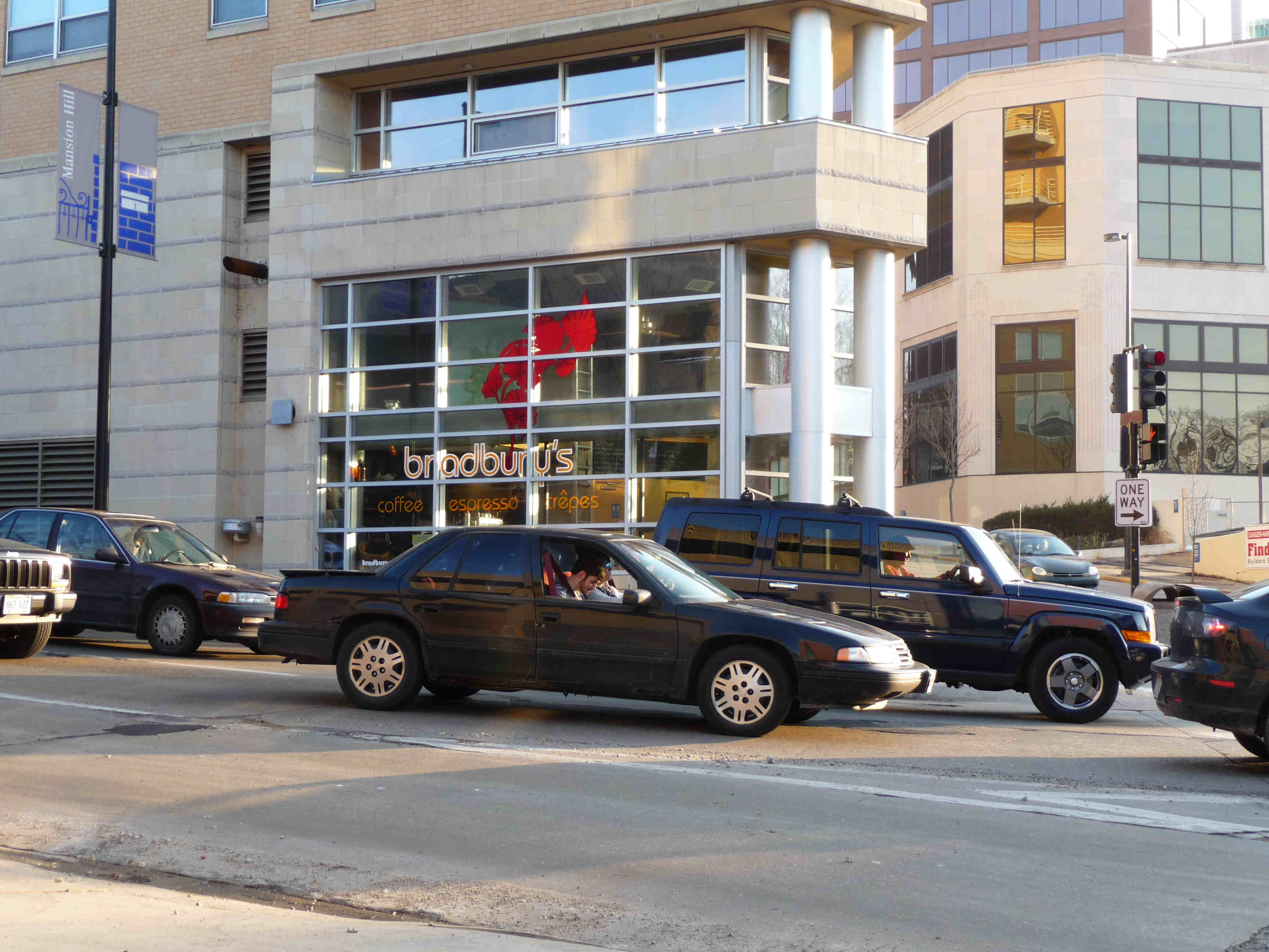 bradburysfrontsmall Bradbury’s is a small corner shop in downtown.